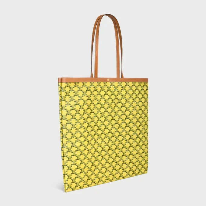 Large Flat Shopper in Triomphe Canvas