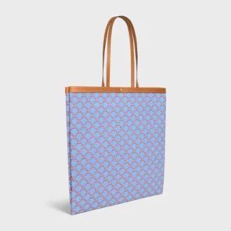Large Flat Shopper in Triomphe Canvas