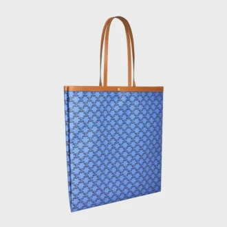 Large Flat Shopper in Triomphe Canvas