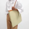 Large Flat Shopper in Triomphe Canvas