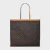 Large Flat Shopper in Triomphe Canvas