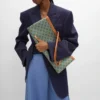 Large Flat Shopper in Triomphe Canvas