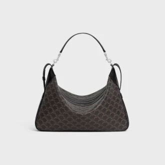 Large Romy in Triomphe Canvas and Calfskin