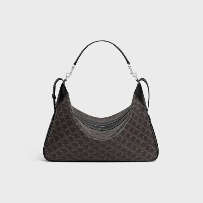 Large Romy in Triomphe Canvas and Calfskin Large Romy in Triomphe Canvas and Calfskin
