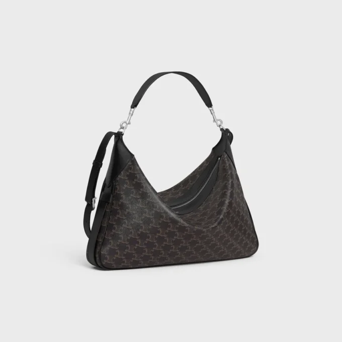 Large Romy in Triomphe Canvas and Calfskin Large Romy in Triomphe Canvas and Calfskin