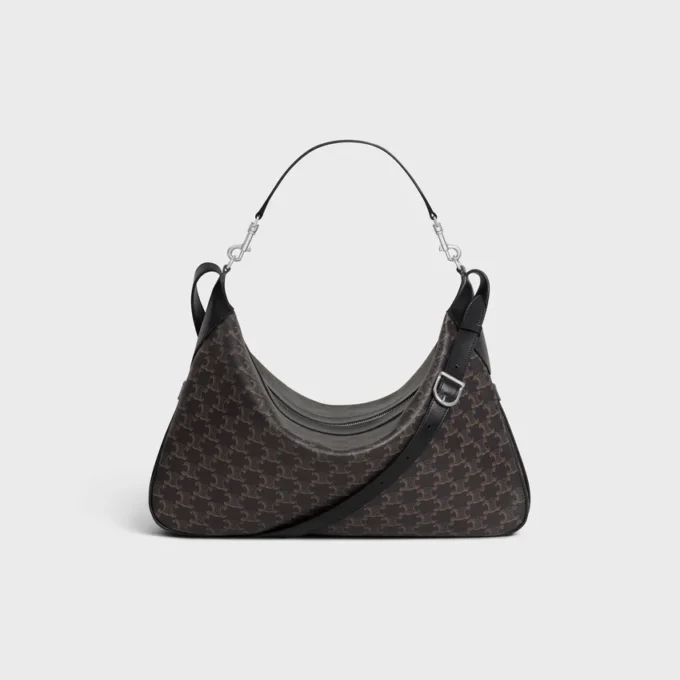 Large Romy in Triomphe Canvas and Calfskin Large Romy in Triomphe Canvas and Calfskin