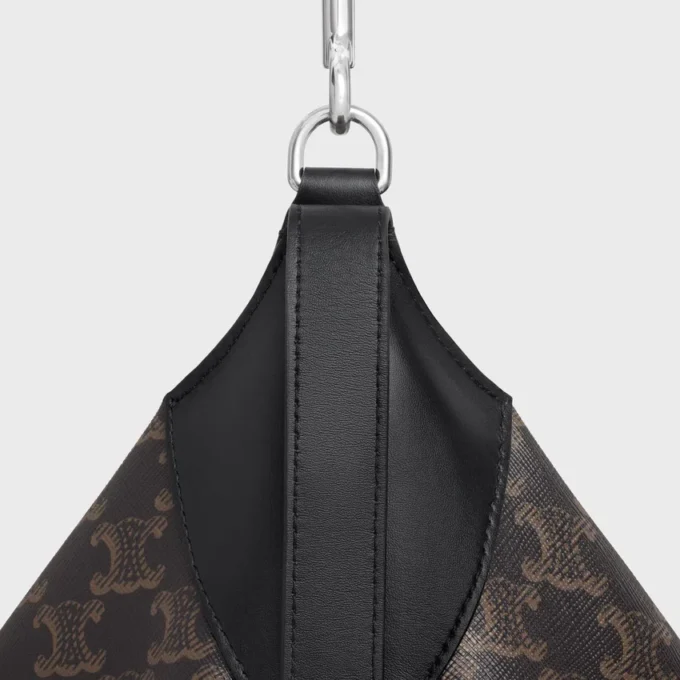 Large Romy in Triomphe Canvas and Calfskin Large Romy in Triomphe Canvas and Calfskin