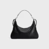 Large Strap Romy in Crocodile Embossed Deerskin Large Strap Romy in Crocodile Embossed Deerskin