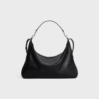 Large Strap Romy in Crocodile Embossed Deerskin