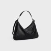 Large Strap Romy in Crocodile Embossed Deerskin Large Strap Romy in Crocodile Embossed Deerskin