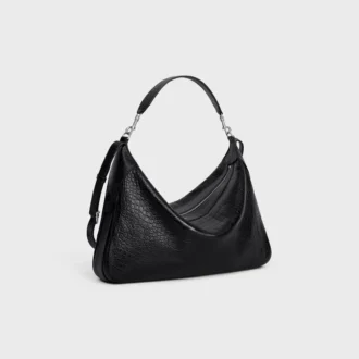 Large Strap Romy in Crocodile Embossed Deerskin