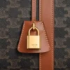 Large Travel Bag in Triomphe Canvas and Calfskin Large Travel Bag in Triomphe Canvas and Calfskin