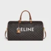 Large Travel Bag in Triomphe Canvas with Celine Print Large Travel Bag in Triomphe Canvas with Celine Print