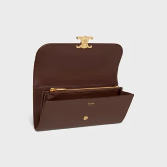 Large Wallet Triomphe in Shiny Calfskin