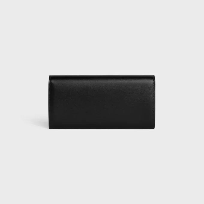 Large Wallet Triomphe in Shiny Calfskin Large Wallet Triomphe in Shiny Calfskin