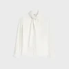 Lavalliere Shirt in Silk Twill Lavalliere Shirt in Silk Twill