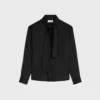 Lavalliere Shirt in Silk Twill Lavalliere Shirt in Silk Twill