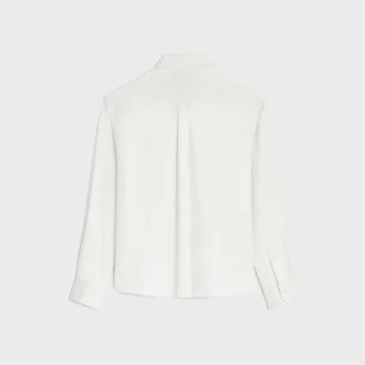 Lavalliere Shirt in Silk Twill