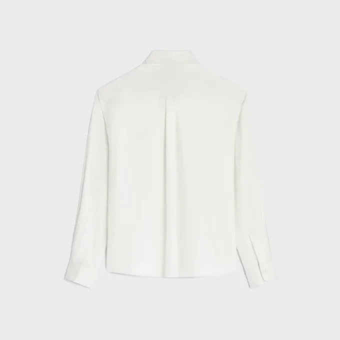 Lavalliere Shirt in Silk Twill Lavalliere Shirt in Silk Twill