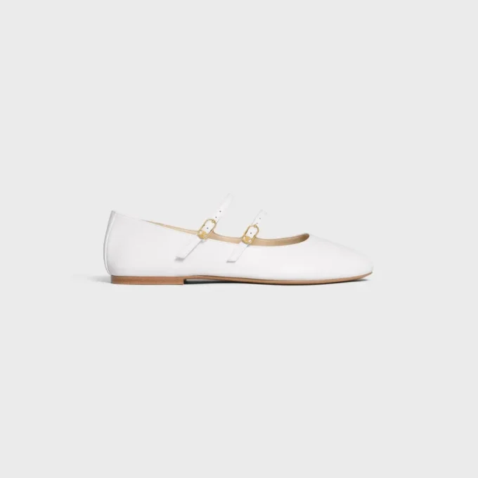 Les Ballerines Celine Double Strap in Lambskin Les Ballerines Celine Double Strap in Lambskin