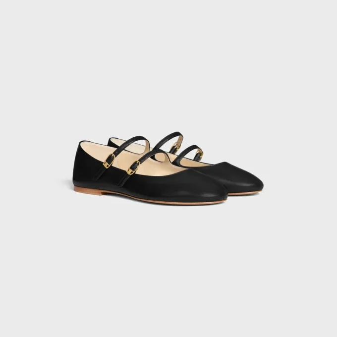 Les Ballerines Celine Double Strap in Lambskin Les Ballerines Celine Double Strap in Lambskin