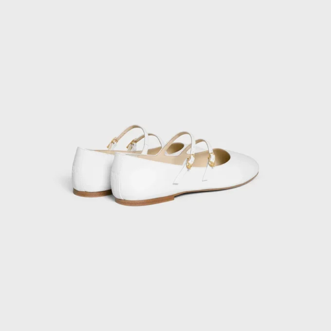 Les Ballerines Celine Double Strap in Lambskin Les Ballerines Celine Double Strap in Lambskin