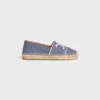Les Espadrilles Celine in Striped Textile with Triomphe Les Espadrilles Celine in Striped Textile with Triomphe