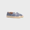 Les Espadrilles Celine in Striped Textile with Triomphe Les Espadrilles Celine in Striped Textile with Triomphe