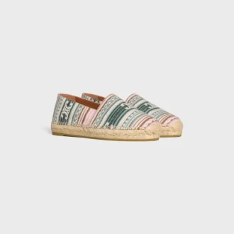 Les Espadrilles Celine in Triomphe Jacquard Fabric Les Espadrilles Celine in Triomphe Jacquard Fabric