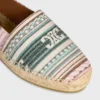 Les Espadrilles Celine in Triomphe Jacquard Fabric Les Espadrilles Celine in Triomphe Jacquard Fabric