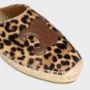 Les Espadrilles Celine Mule in Leopard Printed Hairy Calfskin Les Espadrilles Celine Mule in Leopard Printed Hairy Calfskin