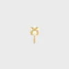 Les Perles Celine Ring in Strass, Resin Pearls and Brass with Gold Finish Les Perles Celine Ring in Strass, Resin Pearls and Brass with Gold Finish