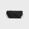 Little Halfmoon Soft Triomphe in Raffia and Lambskin Little Halfmoon Soft Triomphe in Raffia and Lambskin