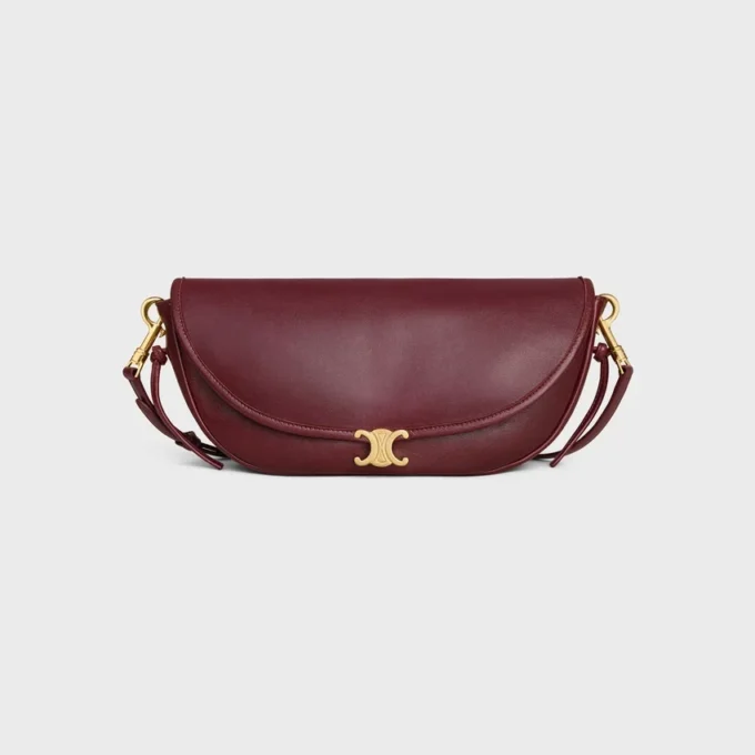 Little Halfmoon Soft Triomphe in Supple Shiny Lambskin Little Halfmoon Soft Triomphe in Supple Shiny Lambskin