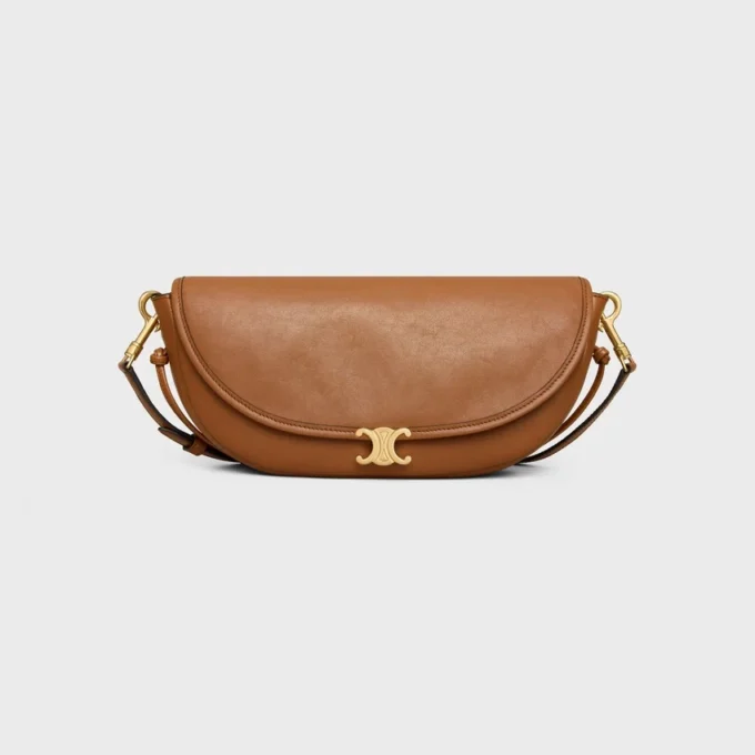 Little Halfmoon Soft Triomphe in Supple Shiny Lambskin Little Halfmoon Soft Triomphe in Supple Shiny Lambskin
