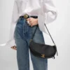Little Halfmoon Soft Triomphe in Supple Shiny Lambskin Little Halfmoon Soft Triomphe in Supple Shiny Lambskin