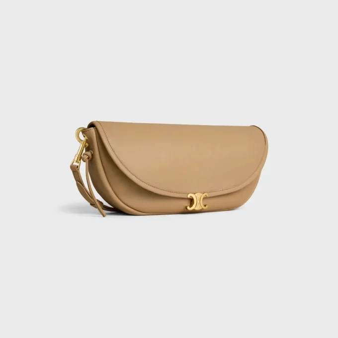 Little Halfmoon Soft Triomphe in Supple Shiny Lambskin Little Halfmoon Soft Triomphe in Supple Shiny Lambskin