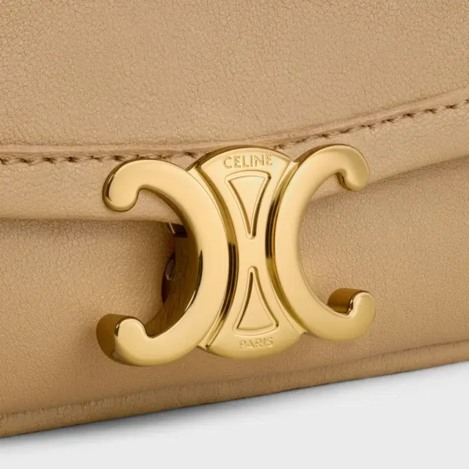 Little Halfmoon Soft Triomphe in Supple Shiny Lambskin Little Halfmoon Soft Triomphe in Supple Shiny Lambskin