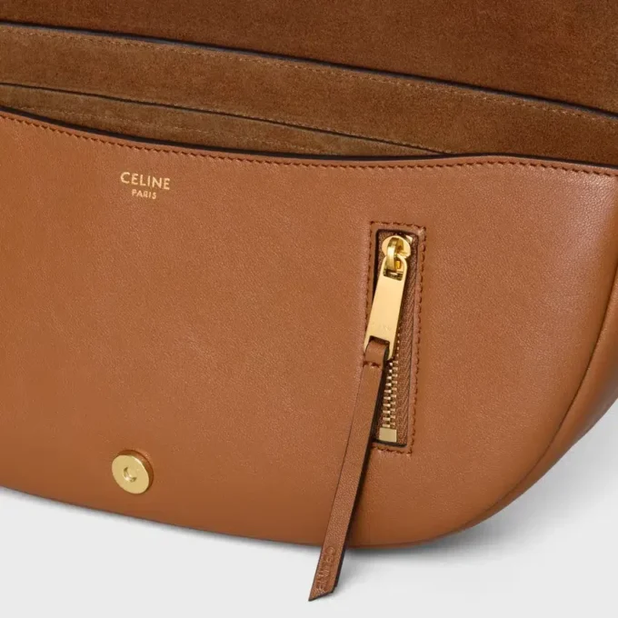 Little Halfmoon Soft Triomphe in Supple Shiny Lambskin Little Halfmoon Soft Triomphe in Supple Shiny Lambskin