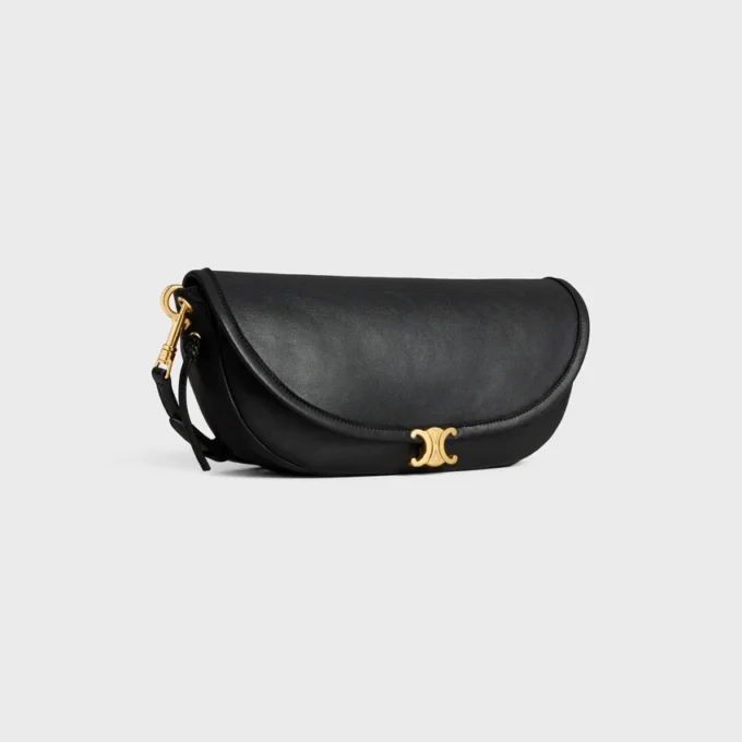 Little Halfmoon Soft Triomphe in Supple Shiny Lambskin Little Halfmoon Soft Triomphe in Supple Shiny Lambskin