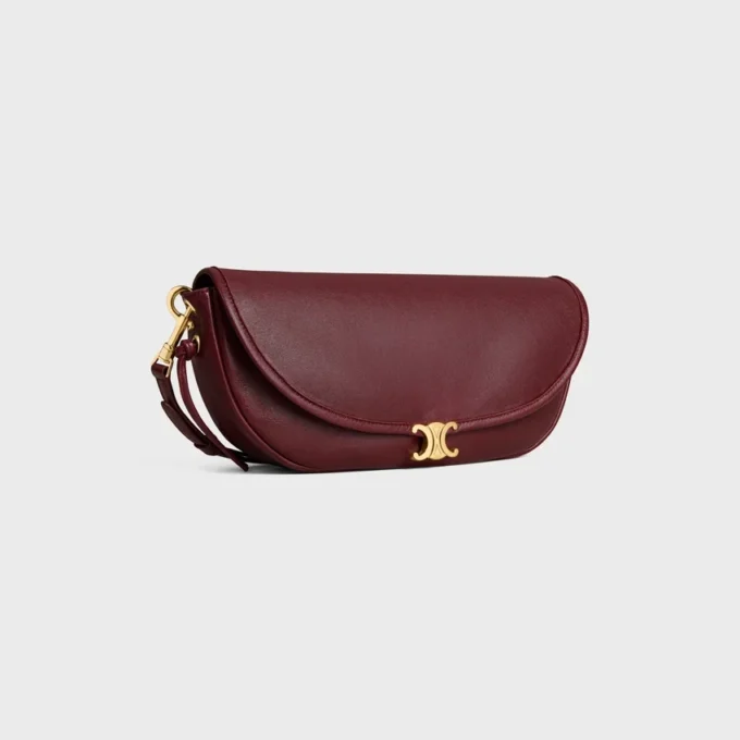 Little Halfmoon Soft Triomphe in Supple Shiny Lambskin Little Halfmoon Soft Triomphe in Supple Shiny Lambskin