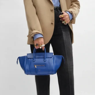 Little Luggage in Supple Shiny Lambskin
