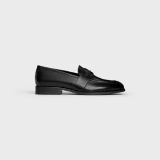 Loafer Malaquais in Polished Bullskin