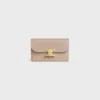 Long Card Holder with Flap Triomphe in Shiny Calfskin Long Card Holder with Flap Triomphe in Shiny Calfskin
