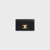 Long Card Holder with Flap Triomphe in Shiny Calfskin Long Card Holder with Flap Triomphe in Shiny Calfskin