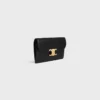 Long Card Holder with Flap Triomphe in Shiny Calfskin Long Card Holder with Flap Triomphe in Shiny Calfskin