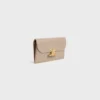Long Card Holder with Flap Triomphe in Shiny Calfskin Long Card Holder with Flap Triomphe in Shiny Calfskin
