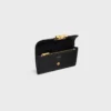 Long Card Holder with Flap Triomphe in Shiny Calfskin Long Card Holder with Flap Triomphe in Shiny Calfskin