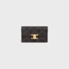 Long Card Holder with Flap Triomphe in Triomphe Canvas Long Card Holder with Flap Triomphe in Triomphe Canvas
