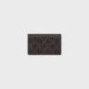 Long Card Holder with Flap Triomphe in Triomphe Canvas Long Card Holder with Flap Triomphe in Triomphe Canvas